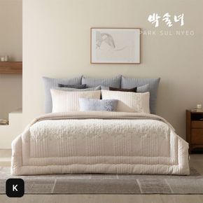 (킹)박술녀 통워싱 피그먼트 순면 침구 풀세트[34736474]