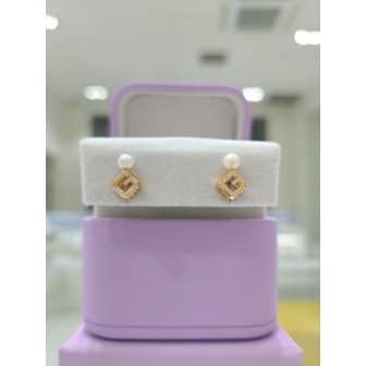 골든듀 [파주점] 지디큐브(베이비펄) 3.5mm 아코야진주 귀걸이 PG 18k 242000010