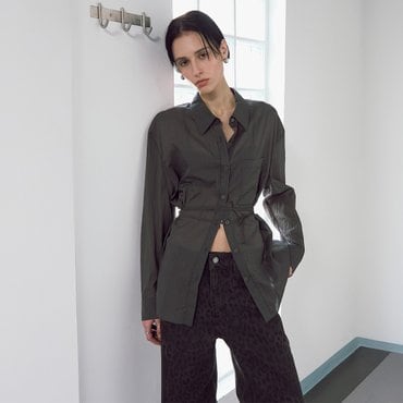레이브 See-through Slit Cut Shirt VW4MB108_3color