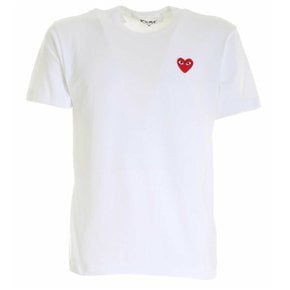 레드 하트 와펜 티셔츠 화이트 AZ-T108-051-2
