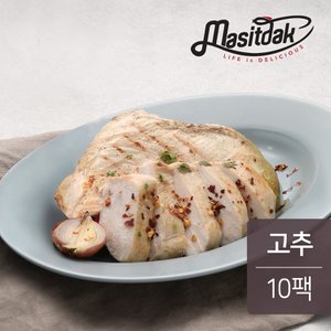 맛있닭 소프트 닭가슴살 고추 100gx10팩 (1kg)