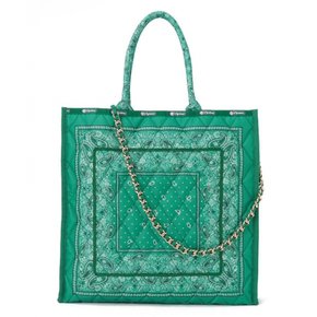 [레스포삭] 공식 토트 백 LG CHAIN ​​QUILT TOTE  1486 여성 반다나 그린