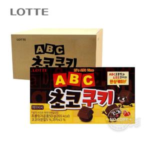 롯데 ABC 초코쿠키 50g 32개 대용량 간식 과자 사무실 어린이집