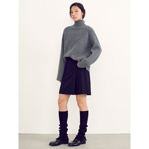 Pleated Mini Skirt  Black (KE4Y27M015)