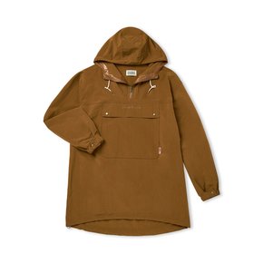 Oversized Hoodie Anorak - Brown