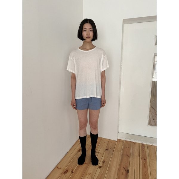 (2차 REORDER) RAW BASIC TEE IN WHITE
