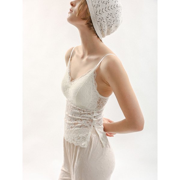 MJ_Sheer lace cami top_3color