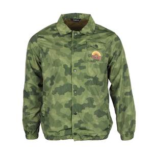 폴러스터프 [30%OFF][폴러스터프] MTN 레인보우 코치 자켓 GREEN FURRY CAMO