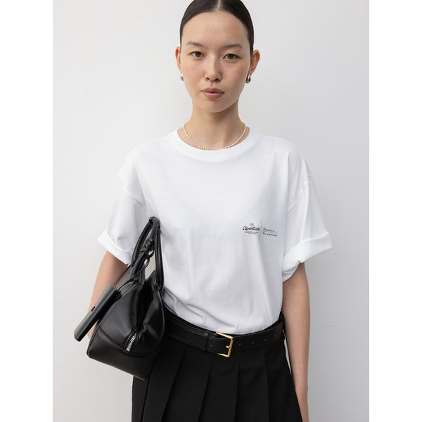 Apeature Graphic Boxy TShirt  White (TA5742A161)