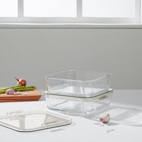 재료가 한눈에 보이는 유리 저장용기 1.3L J70N902110800