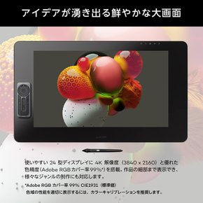 [Amazon.co.jp 23.6 Wacom Cintiq Pro 24 & TDTH-2420K0 한정] 와콤 액정 펜 태블릿 형 펜 터치