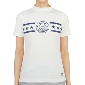 골프웨어 모크넥 여성 반팔티셔츠 HCW 2A AA02 WHITE