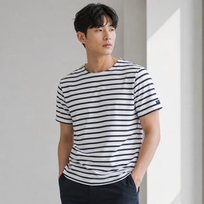 반팔티 레반트 모던 스트라이프 9863-88