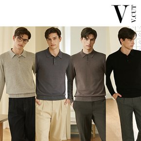 남성 카라 니트 4종