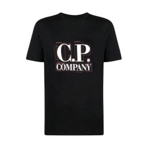 씨피컴퍼니 301 Jersey Large Graphic Logo T-shirt 14CMTS189A 005100W 999 라지 로고