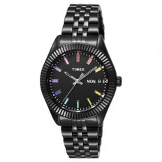 [TIMEX] Legacy Black Quartz 36MM Watch TW2V61700 손목시계 타이멕스 블랙 문자판 스테인리스