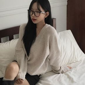 자체제작 브이넥 오버핏 니트 mt 5076c_P409035257