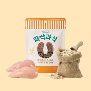 올리브 콰삭콰삭 치킨&오트 120g