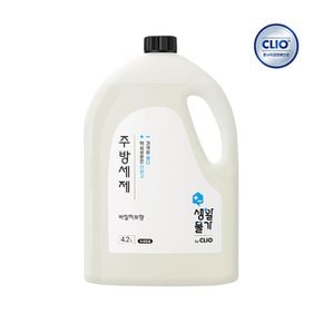 생활물가 주방세제 바질허브향 4.2L x1개