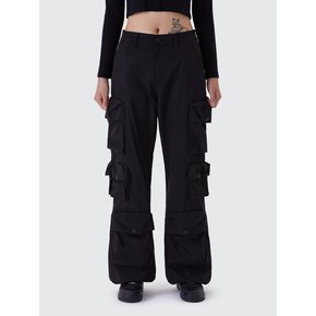 3D CARGO PANTS_BLACK