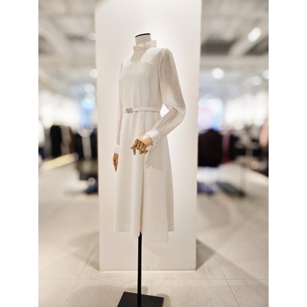 [파주점] 셔링넥 오간자 트위드 원피스 CRAA0OP361