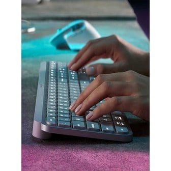 Logitech [로지텍코리아 공식] MX KEYS S 무선 블루투스 키보드 [페일그레이]