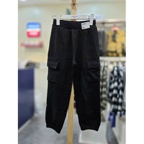 가을겨울공용 테리 카고 조거 팬츠PKG4PT3711 BK