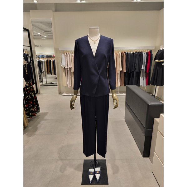 [파주점] 세트 모던 노카라 자켓 + 세미 와이드 팬츠 JR5A0JK011,JR5A0SL011