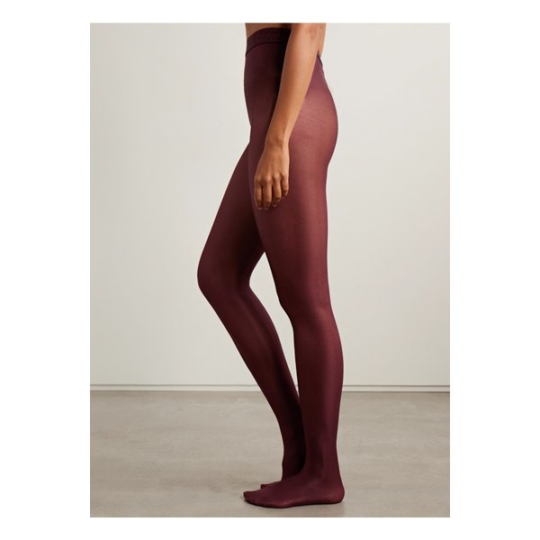 네온 40 데니어 타이즈 버건디 46376663162951440