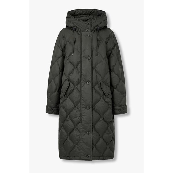 퀼팅 후드 경량 롱 다운점퍼 9175414985050