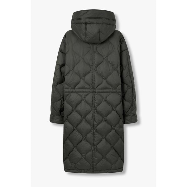 퀼팅 후드 경량 롱 다운점퍼 9175414985050