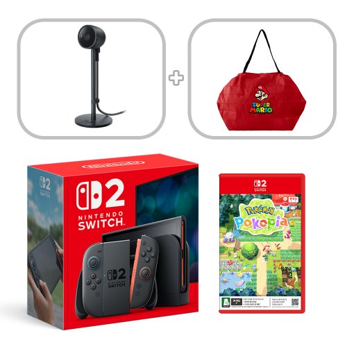 [SSG] (혜택가 71만원대)Switch 2(스위치 2) 본체+스위치2 포코피아+정품 카메라(증정 옵션 택1)