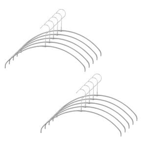 마와 옷걸이 04140 15 230 논슬립 40PT 실버 10개입