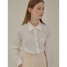 Rohan basic collar shirt_White