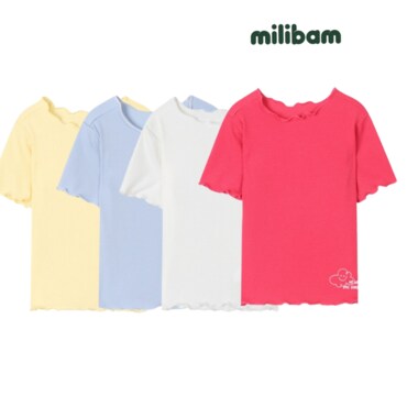 밀리밤 이너골지티셔츠 MLRA2440A