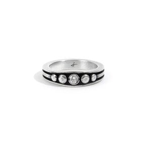 SEWN SWEN SILVER LEVEL-UP GEMSTONE RING