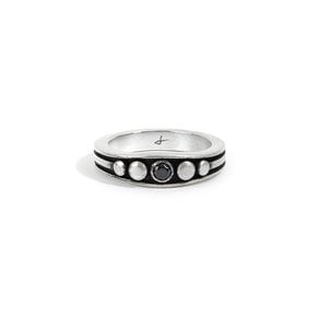 SEWN SWEN SILVER LEVEL-UP GEMSTONE RING