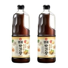 샘표 간장 맛간장 조림볶음용 1.7L 2개