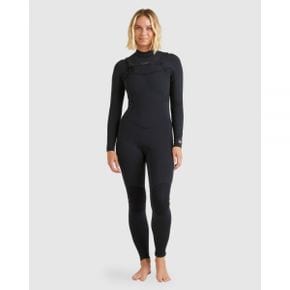 5620064 Billabong 3/2 Mm Salty Dayz Natural Chest Zip Steamer Wetsuit - BLACK