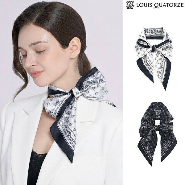 루이까또즈 아테나 방도 실크 스카프 2BSM449