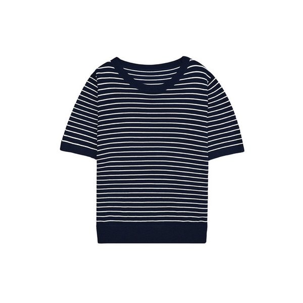 베이직 스트라이프 반팔 니트(TIUCC2901)