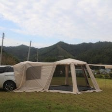 오헥스 차박텐트 자동 육각 쉘터 도킹텐트 SUV 대형 카니발 스타렉스 팰리세이드 쏘렌토