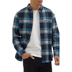 5055287 Lee Riveted Relaxed Fit Plaid Flannel Button-Down Shirt