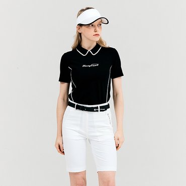 헨리스튜어트 골프 여성용 투웨이 5부 팬츠 화이트 HSBCSSP101WH