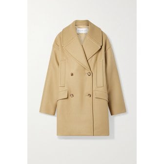 마이클코어스 Oversized Double-breasted Wool Coat 베이지