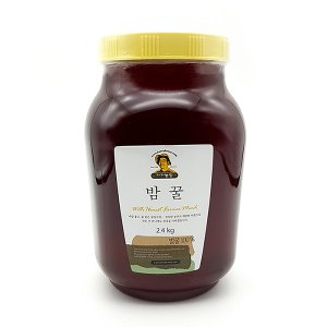 소백산꿀아저씨 [자연맛남] 국내산 꿀 천연 밤꿀2.4kg (단지형)
