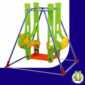 쿠쿠토이즈 2인용 실내그네 놀이터 놀이기구 장난감