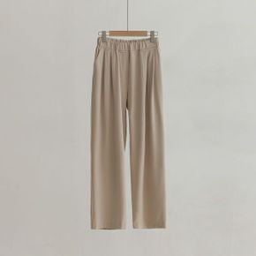 코탄 핀턱 올밴딩 와이드 일자 팬츠_P419770164