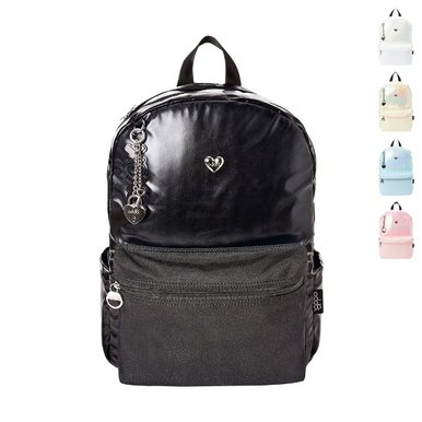 비 마이 하트 백팩 블랙 Black B my Heart Backpack oddBi