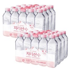 아워홈 지리산 500mlx80병 핑크 에디션 생수 샘물